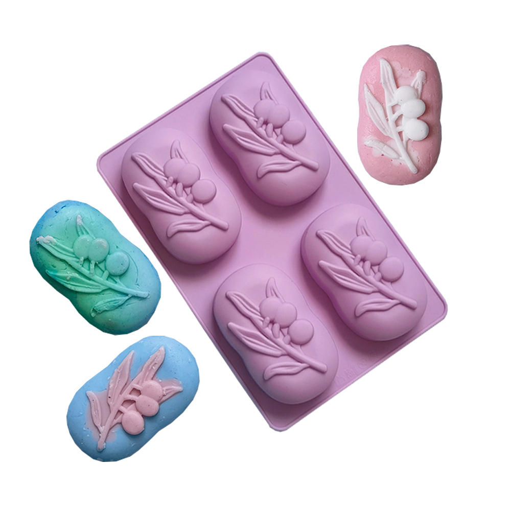 Soap Making Experiment - Molde de sabão de silicone oval,