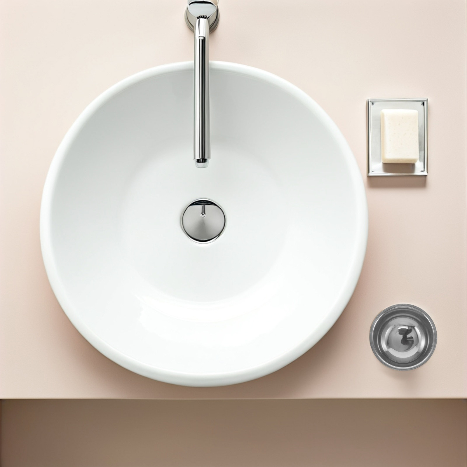Soap Making Unit - Tigela de Barba em Aço Inoxidável