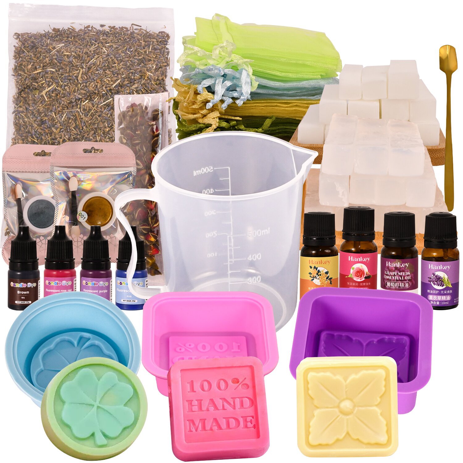 Soap Making Starter Kit - Grande kit de fabricação de sabão