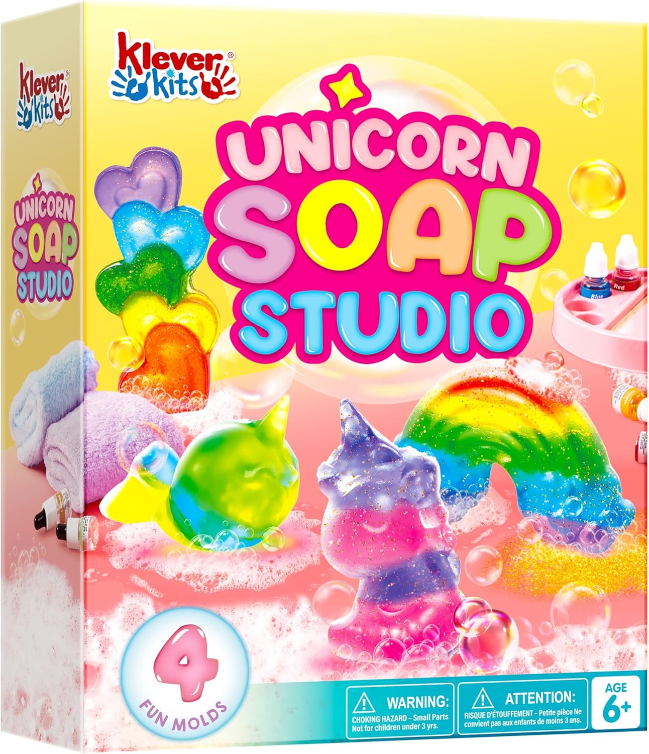 Soap Making Experiment - Joyfy unicórnio sabão fazendo kit menina