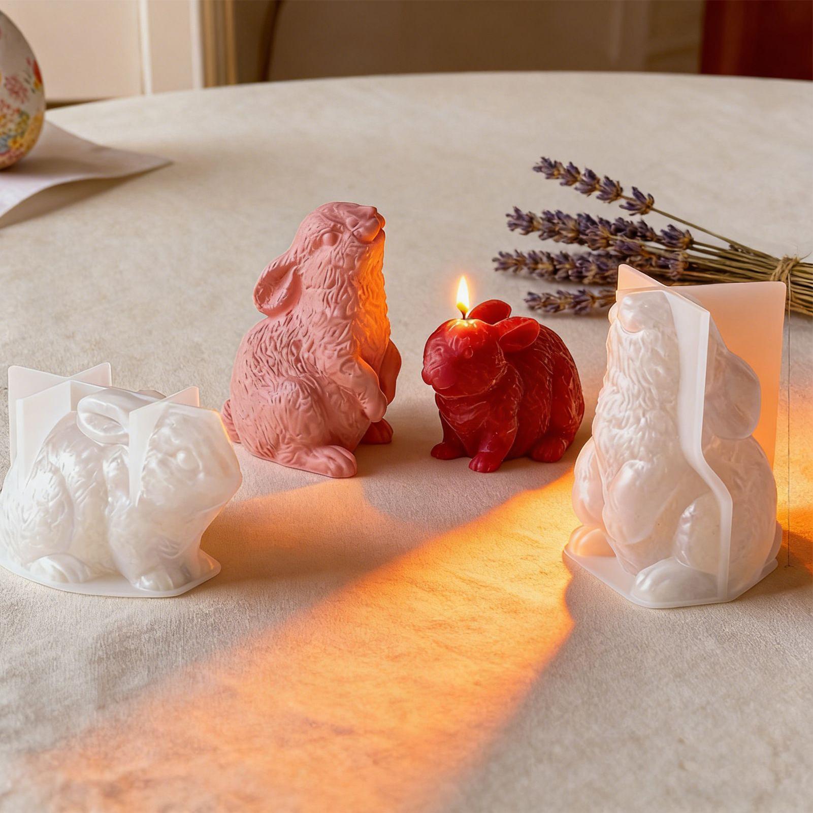 Molde de silicone de coelho 3d - Soap Making Friend avaliação e preço