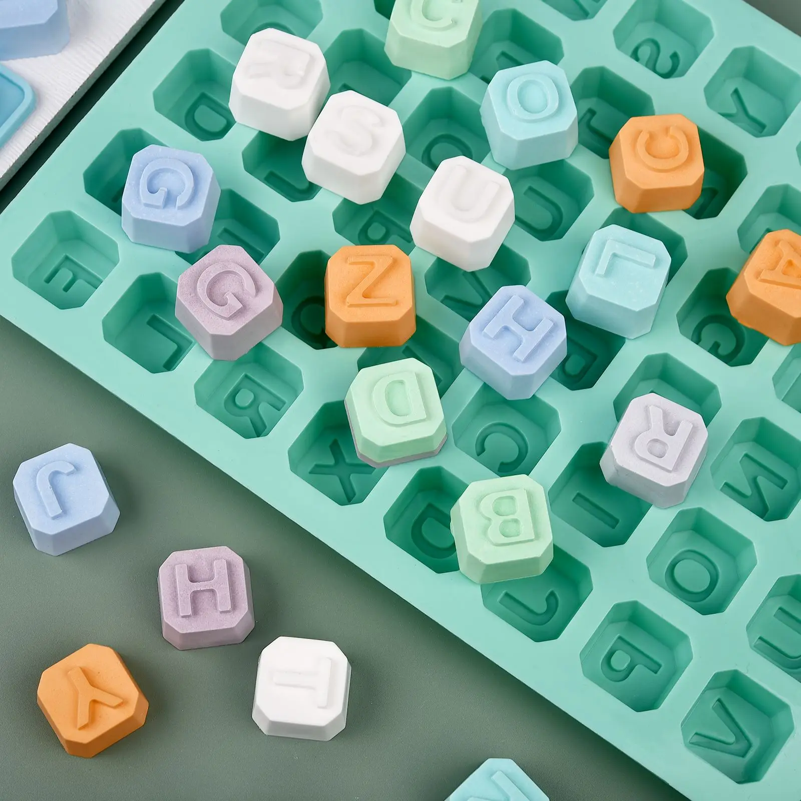 Molde de silicone com 48 letra - Soap Making Bar avaliação e preço