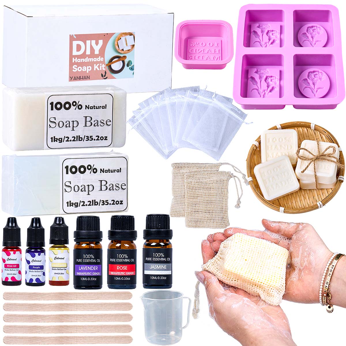Kit Completo para Fazer Sabão  - Soap Making Starter Kit avaliação e preço